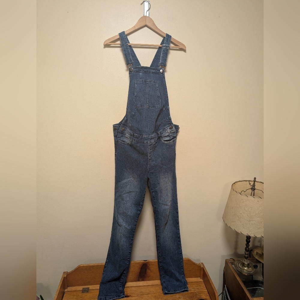 Seraphine Maternity Denim Overalls Blue Size 2 US Women’s